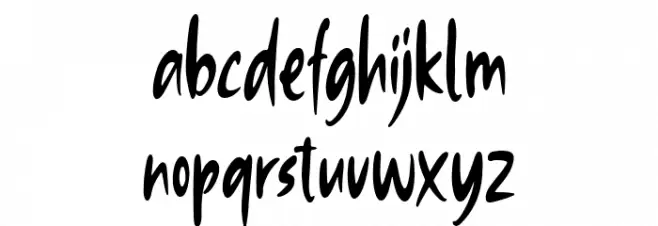Ghostily Regular Caratteri MINUSCOLO