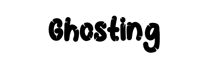 Ghosting  Frei Schriftart Herunterladen