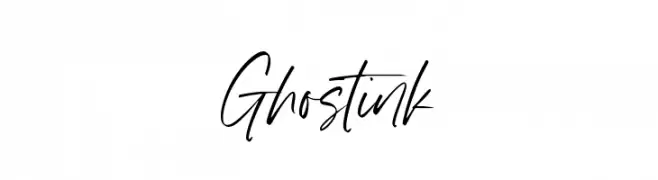 Ghostink  les polices de caractères gratuit tlcharger