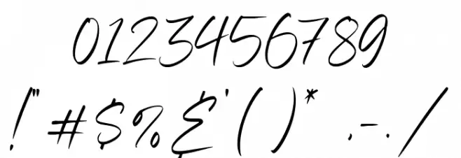 Ghostink Font OTHER CHARS