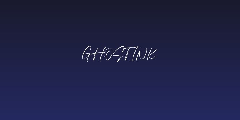 Ghostink Social Header