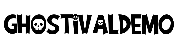 Ghostival DEMO  フリーフォントのダウンロード