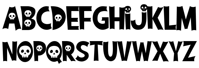 Ghostival DEMO Font LOWERCASE