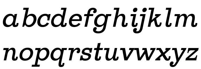 Ghostlight Light Italic Font LOWERCASE