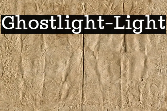 Ghostlight-Light Example 2