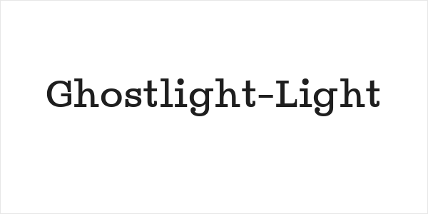 Ghostlight-Light Logo