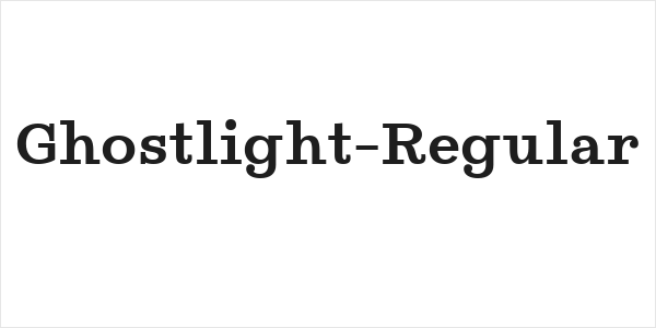 Ghostlight-Regular Logo