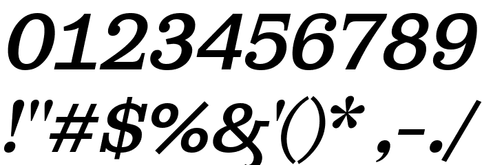 Ghostlight Semilight Italic Font OTHER CHARS