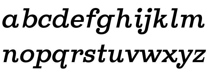 Ghostlight Semilight Italic Font LOWERCASE