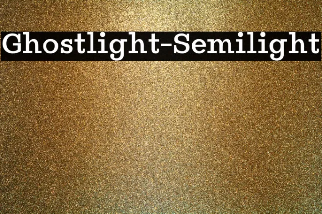 Ghostlight-Semilight Example 1