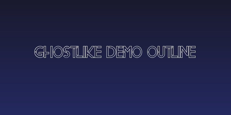 Ghostlike Demo Outline Social Header