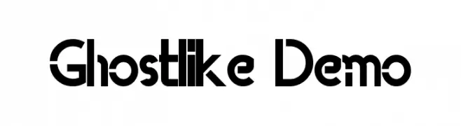 Ghostlike Demo  لخطوط تنزيل