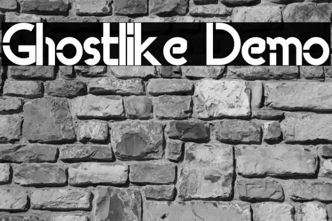Ghostlike Demo Font examples