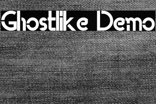 Ghostlike Demo Font examples