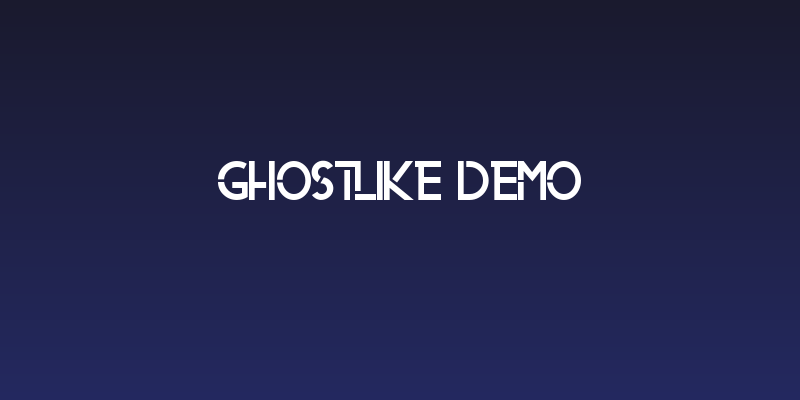 Ghostlike Demo Social Header