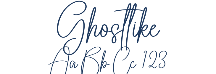 Ghostlike Font Preview