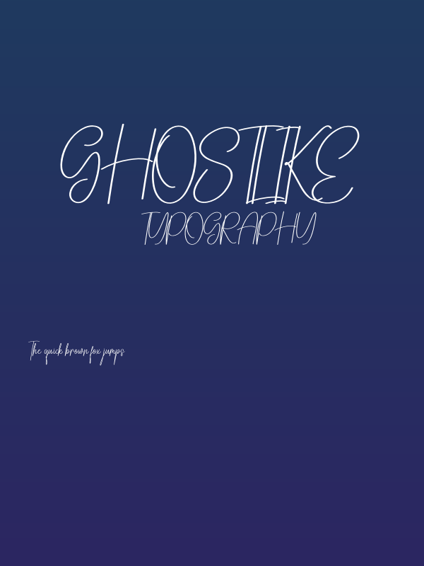 Ghostlike Poster