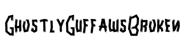Ghostly Guffaws Broken  baixar fontes gratis