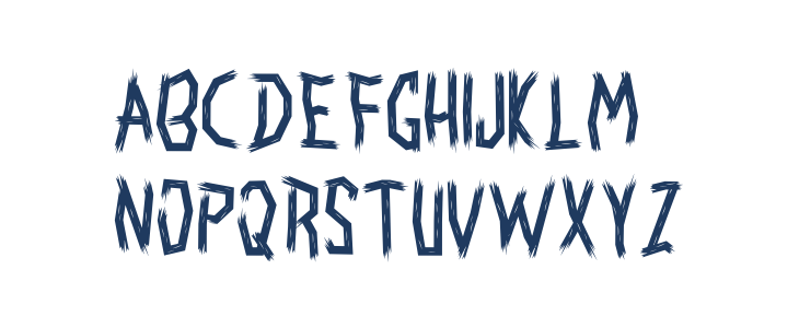 Ghostly Guffaws Broken Uppercase