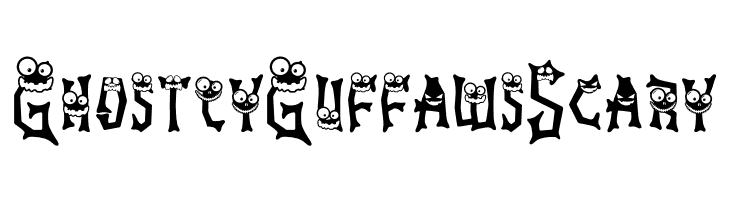 Ghostly Guffaws Scary  baixar fontes gratis