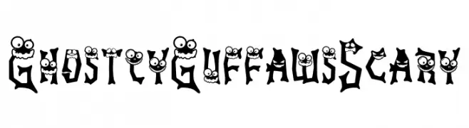 Ghostly Guffaws Scary  baixar fontes gratis
