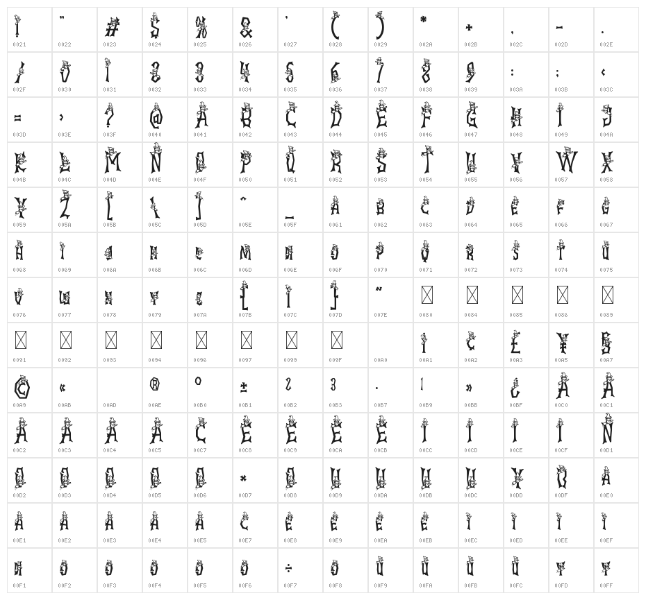 Ghostly Guffaws Witch Character Map