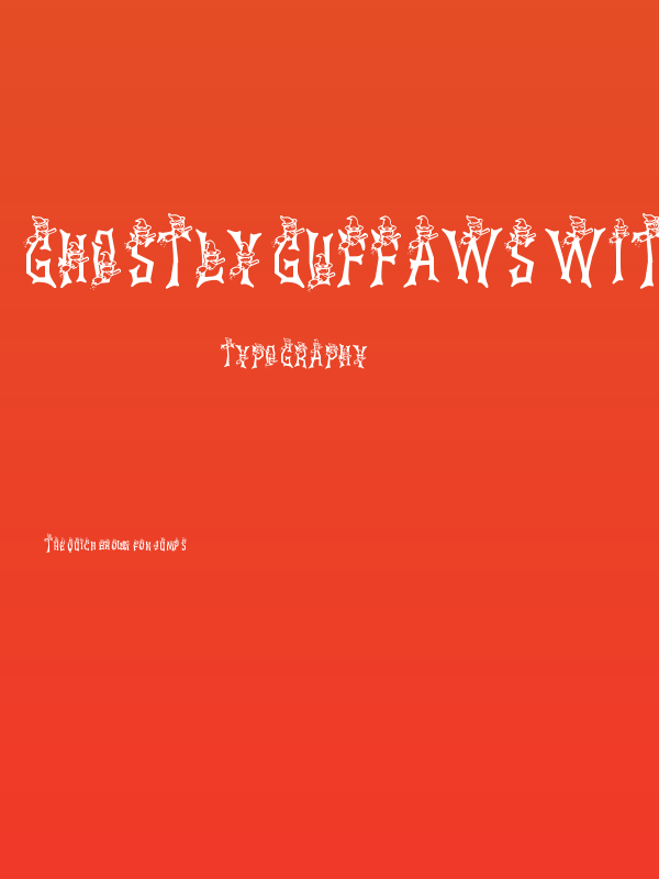 Ghostly Guffaws Witch Poster