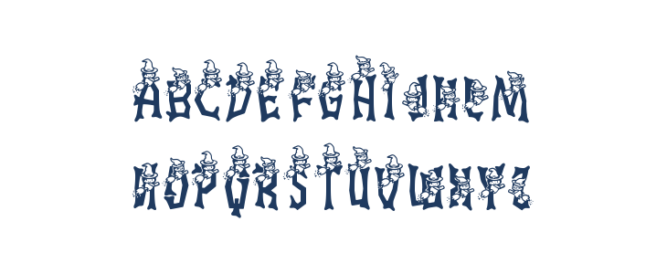 Ghostly Guffaws Witch Lowercase