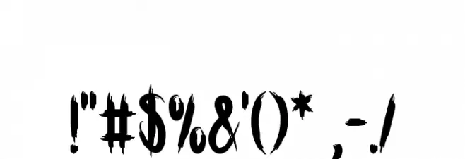 Ghostly Whispers Font OTHER CHARS