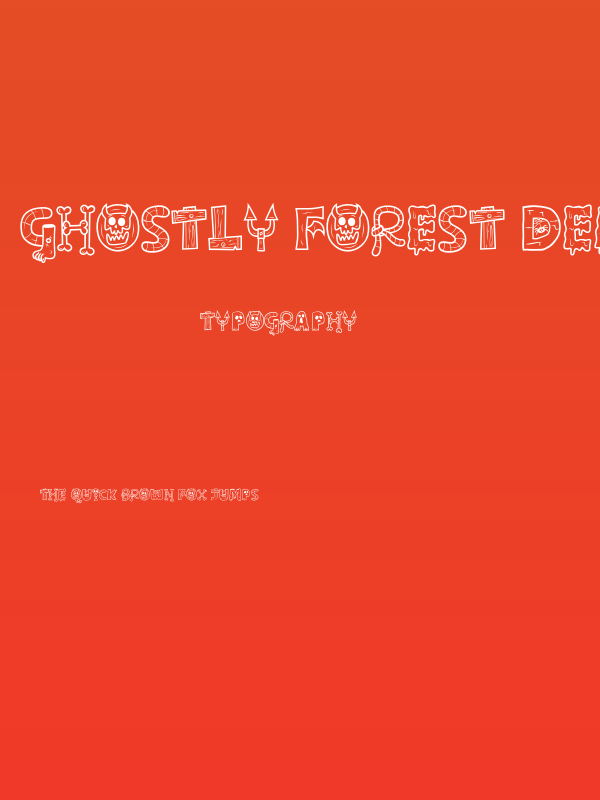 Ghostly forest Demo Ghostly forest Demo Poster