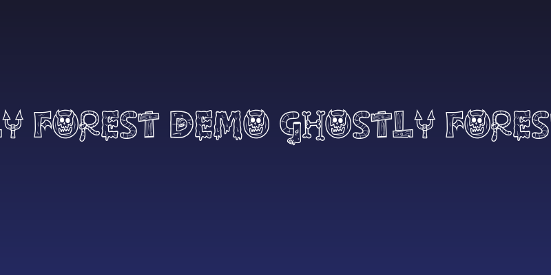 Ghostly forest Demo Ghostly forest Demo Social Header