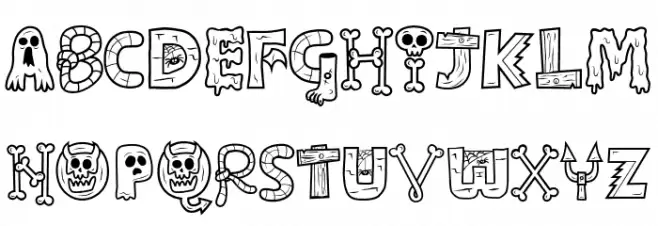 Ghostly forest Demo Ghostly forest Demo Font LOWERCASE