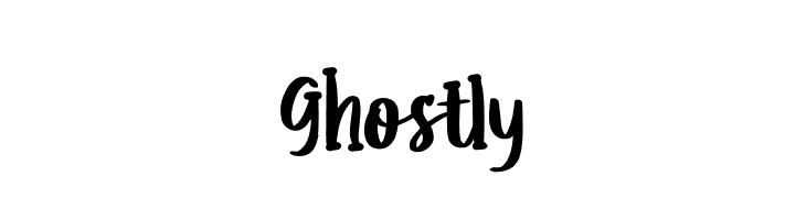 Ghostly  Frei Schriftart Herunterladen