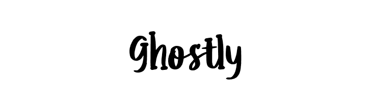 Ghostly  font caratteri gratis