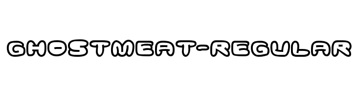 Ghostmeat-Regular  baixar fontes gratis