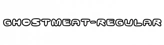 Ghostmeat-Regular  Descarca Fonturi Gratis