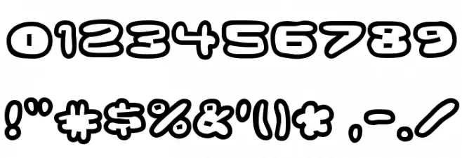 Ghostmeat-Regular Font OTHER CHARS