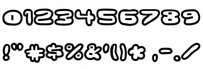 Ghostmeat-Regular Font OTHER CHARS