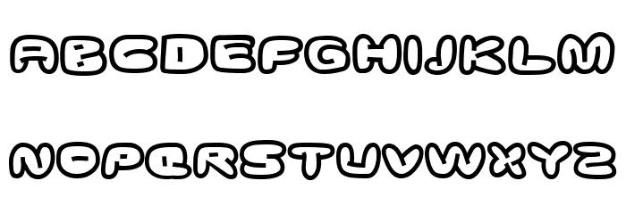 Ghostmeat-Regular Font LOWERCASE