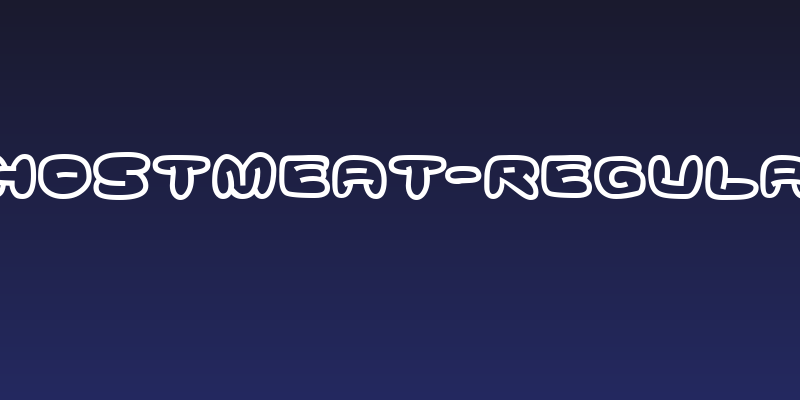 Ghostmeat-Regular Social Header