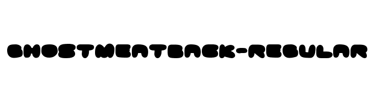 GhostmeatBack-Regular  font caratteri gratis