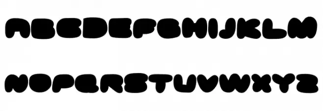 GhostmeatBack-Regular Schriftart Groß
