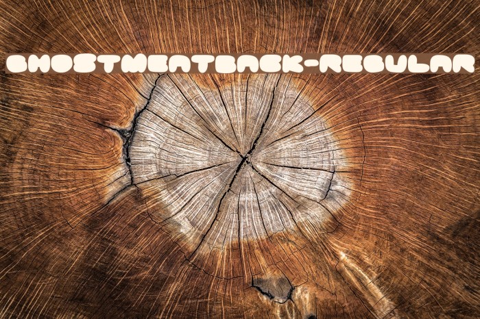 GhostmeatBack-Regular Example 1