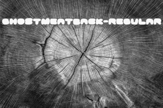 GhostmeatBack-Regular Font examples