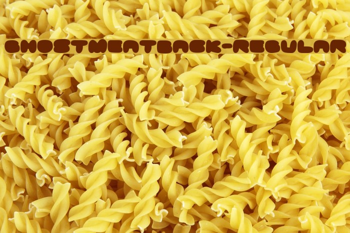 GhostmeatBack-Regular Example 3