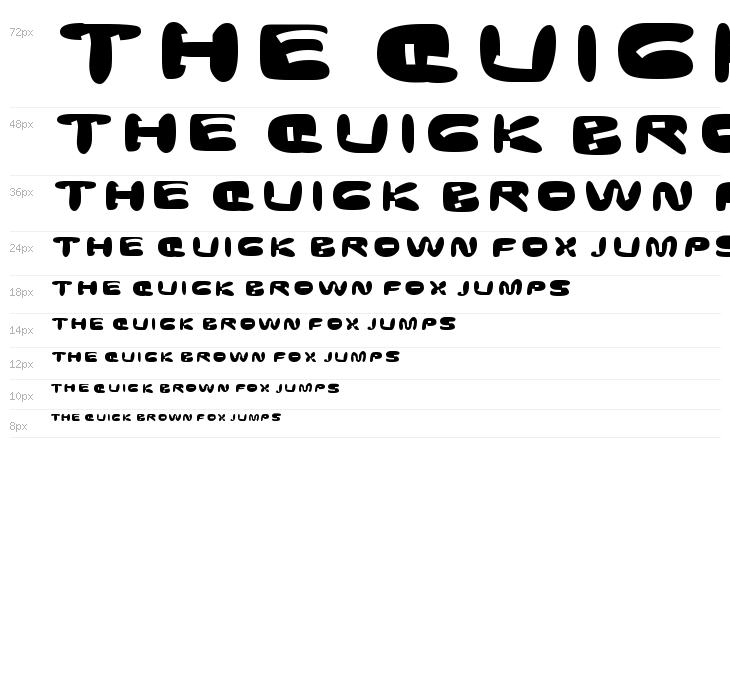 GhostmeatFront-Regular Waterfall