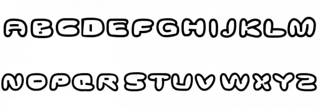 Ghostmeat Font LOWERCASE