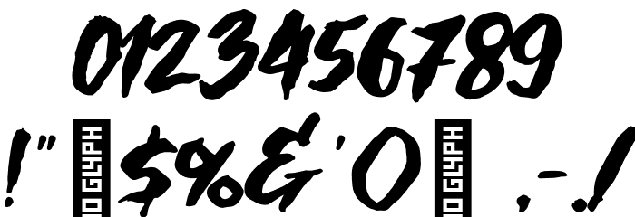 Ghostphobia Font OTHER CHARS