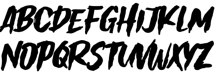 Ghostphobia Font LOWERCASE