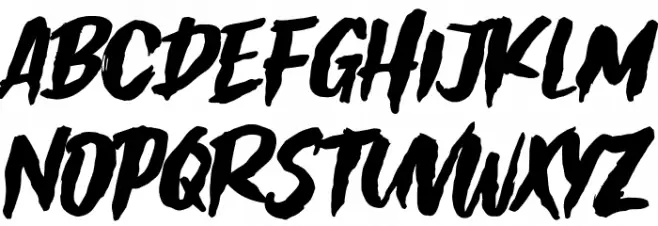 Ghostphobia Font Litere mari
